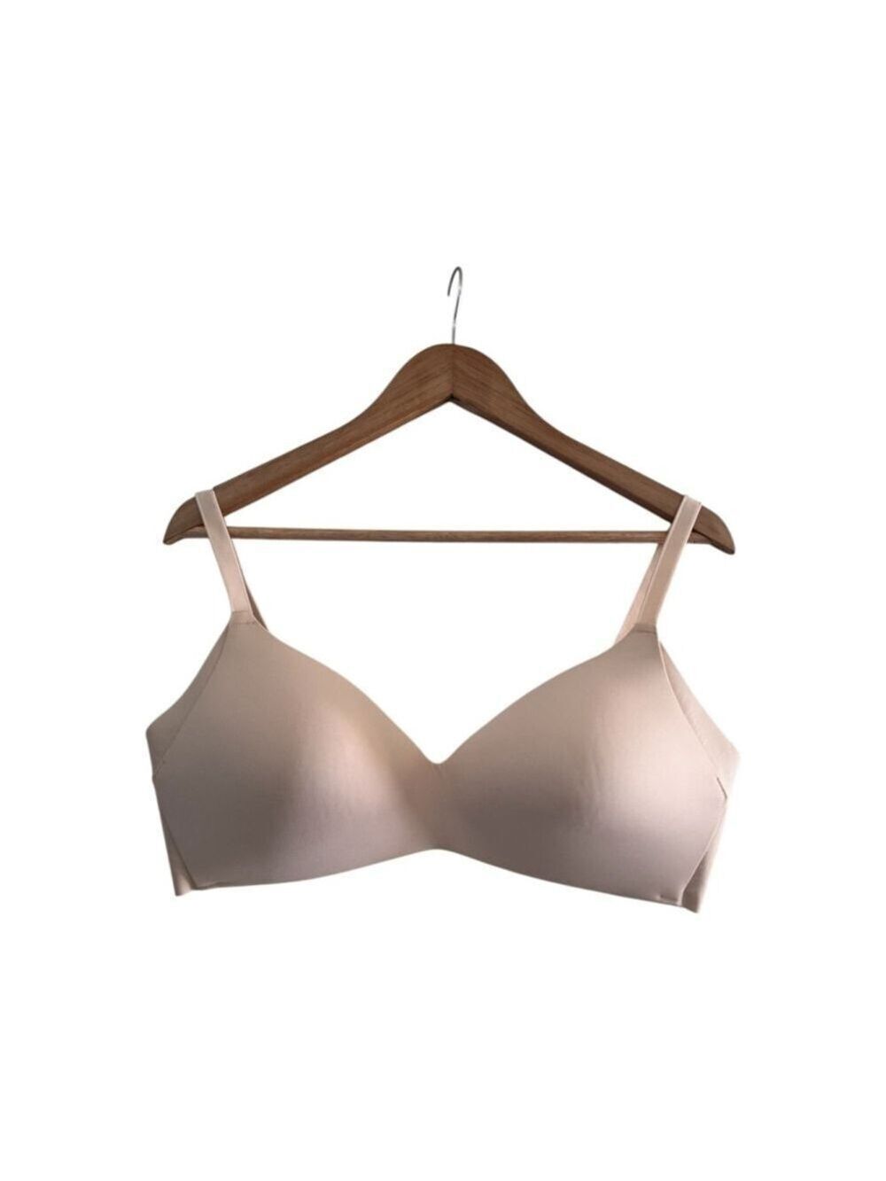 Knix WingWoman Contour Bra Wireless T-Shirt Bra Beige Size 5
